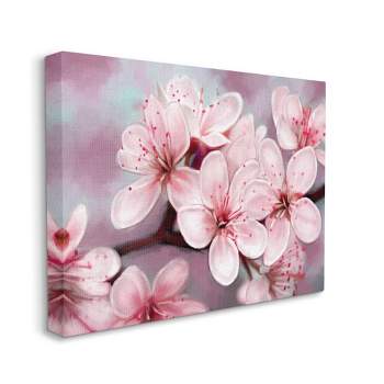 Stupell Industries Cherry Blossom Details Pink Floral Cluster