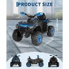 12V Kids 4 Wheeler ATV,Ride on Eletric Motorcycle, 2-Seater Electric Vehicle Toy Car with High&Low Speed, Music, Led Lights for Big Kids - 2 of 4