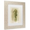 Trademark Fine Art - Grace Popp  Emerald Seahorse II Matted Framed Art - 3 of 4