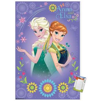 Trends International Disney Pixar Frozen Fever - Anna and Elsa Unframed Wall Poster Prints