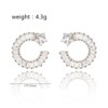 Hollywood Sensation Shooting Star Earrings with White Diamond Cubic Zirconia - 2 of 4