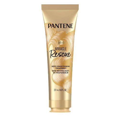 Pantene Miracle Rescue Deep Conditioning Hair Mask Treatment - 8 fl oz - image 1 of 4