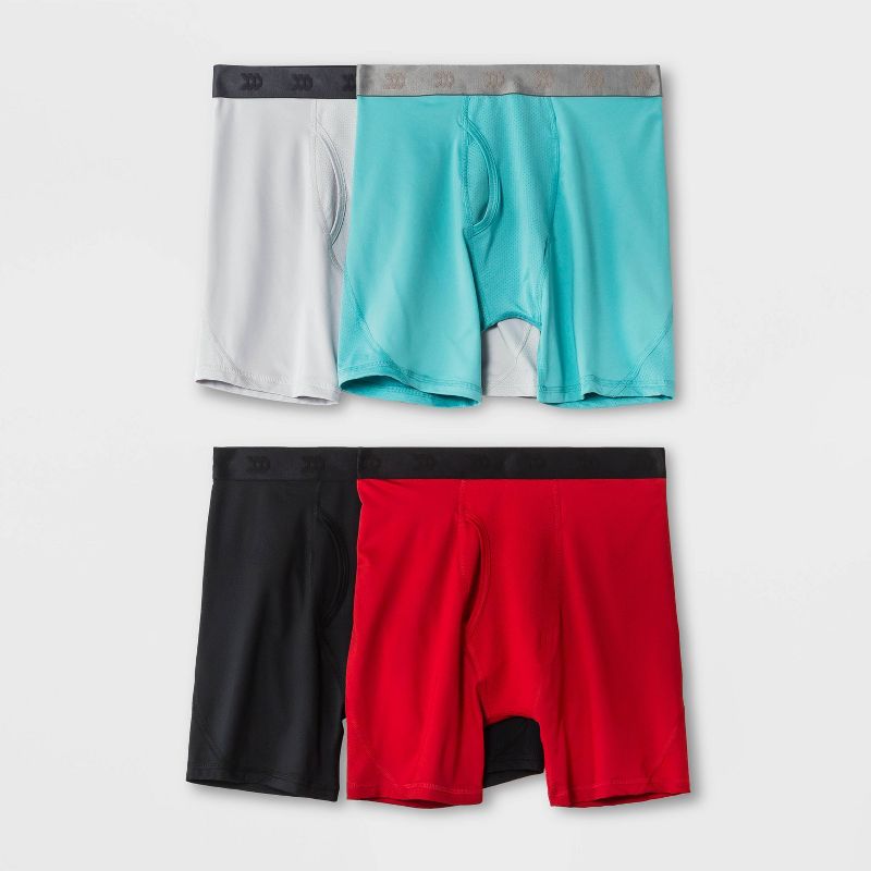 Boys' 4pk Mesh Boxer Briefs - All In Motion™, 1 of 2