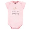 Little Treasure Baby Girl Cotton Bodysuit, Pant and Shoe 3pc Set, Princess Of Everything - image 4 of 4