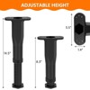 Aoibox Adjustable Bed Frame Support Legs 8.3-14.5 Inch Heavy Duty Center Slats Durable Furniture Replacement Parts 4 PCS - 2 of 4