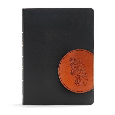 CSB Apologetics Study Bible for Students, Black/Tan Leathertouch - by  Csb Bibles by Holman & Sean McDowell (Leather Bound)