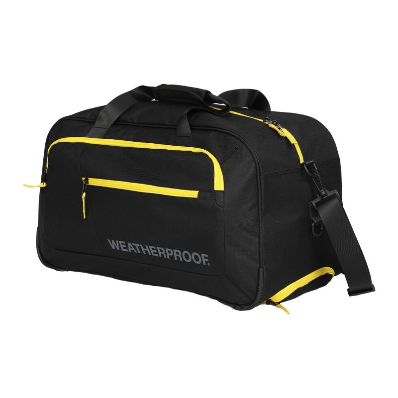 Weatherproof 21” Black Wheeled Duffle Bag, 5 of 7