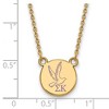 Black Bow Jewelry 14k Yellow Gold Plated Sterling Silver Sigma Kappa Greek Life Necklace 18 Inch - 2 of 4