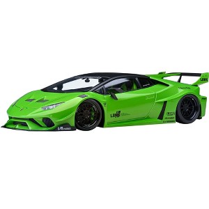 Lamborghini Huracan GT "LB-Silhouette Works" Pearl Green Metallic with Black Top 1/18 Model Car by Autoart - 1 of 4
