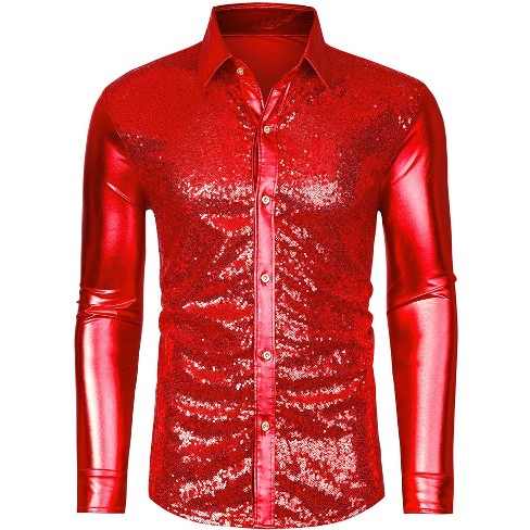 Shining party hot sale wear shirts