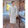 ADR Plush Fleece Men's Robe, Soft Cozy Warm Men's Bathrobe, Bath Robe - 2 of 4