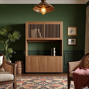 Luck Live 33.46 in Medieval Modern Storage Cabinet - 1 of 4
