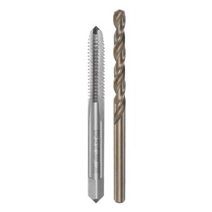 Unique Bargains Cobalt High Speed Steel Straight Flute Twist Drill Bit Tap and Bit Set - 1 of 3