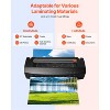 VEVOR Laminator Machine, Cold and Hot Lamination for Max A3 Paper Size, 1 min Quick Warm Portable Laminator, 3-10 mil Thickness, Black - 3 of 4