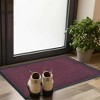 Evideco French Home Goods Heavy-Duty Non-Slip Rubber Door Mat for High Traffic Areas - Available in Multiple Sizes and Colors - 2 of 4