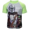 Star Wars Little Boys Rash Guard and Swim Trunks Outfit Set Gray / Green 4 - 2 of 4