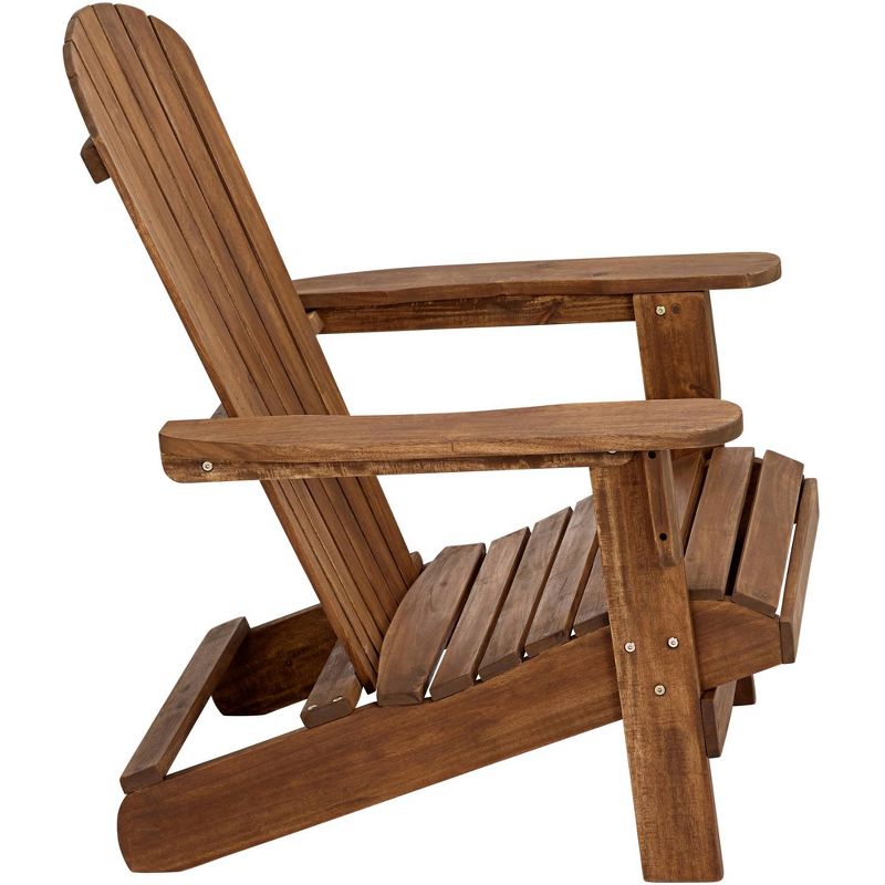 Teal Island Designs Cape Cod Natural Wood Adirondack Chair, 4 of 9
