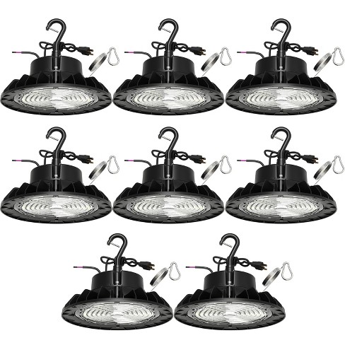 UFO Led High Bay Light, High Bay Led Shop Light 5000K Daylight, 150W, 25000 Lm, Dimmable 1-10V, Ip65 Waterproof, for Warehouse Factory Barn - image 1 of 4