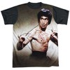 Men's Bruce Lee Scratched Short Sleeve Costume T-Shirt - 2 of 4