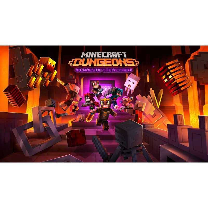 Minecraft Dungeons: Flames of the Nether - Nintendo Switch (Digital), 1 of 8