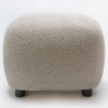 KINWELL 23" Wide Boucle Upholstered Footstool Sofa Couch Footrest - 4 of 4
