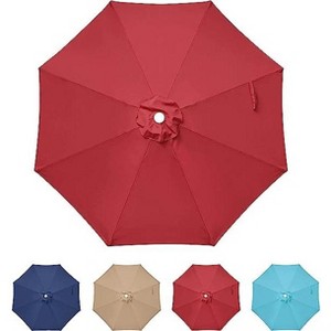9' Patio Umbrella Replacement Canopy Outdoor Table Market Yard Umbrella Replacement Top Cover,Dark Blue - 1 of 4