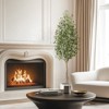 6FT（2PCS) 5FT/6FT/7FT Artificial Olive Tree - Curved Design for Home or Office Decor - 3 of 4