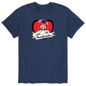 Men's - SpongeBob SquarePants - Heartbreaker Plankton Short Sleeve Graphic T-Shirt - 1 of 4