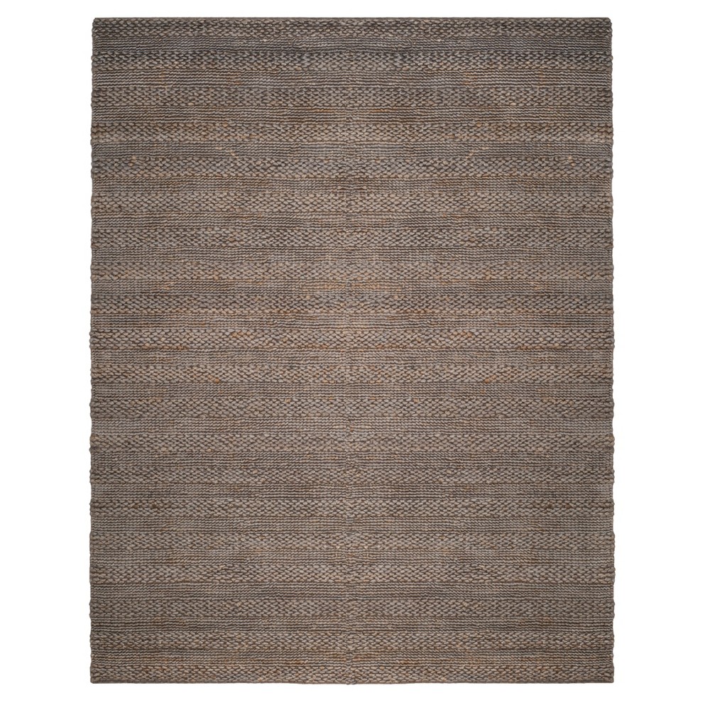 Beige Solid Woven Area Rug 9'x12' - Safavieh