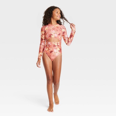 Target one sale piece floral swimsuit