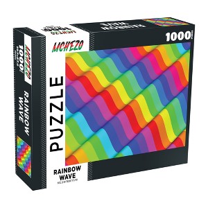 Mchezo Rainbow Waves 1,000 Piece Jigsaw Puzzle, Abstract Design - 1 of 4