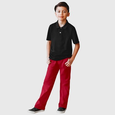 City Threads Boys Soft Cotton 3-Pocket Jersey Pants - UPF 50+ - USA-Made