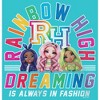 Girl's Rainbow High Colorful Collegiate Characters T-Shirt - 2 of 4