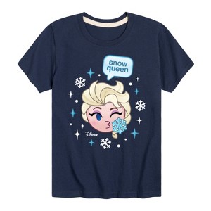 Boys' - Disney - Elsa Snow Queen Short Sleeve Graphic T-Shirt - 1 of 4