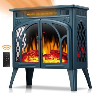 R.W.FLAME Electric Firplace Heater, Infrared Heaters  with Remote Control and 3D Flame Effect and Heating Mode, Overheating Safe - 1 of 4