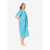 Only Necessities Plus Size Embroidered Bib Seersucker Lounger - 4 of 4