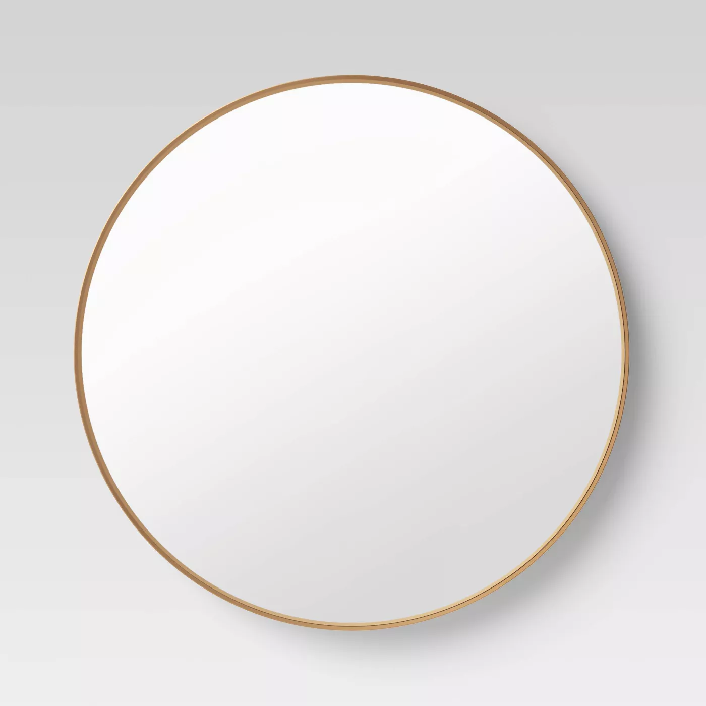 Shop Flush Mount Round Decorative Wall Mirror Gold - Project 62 from Target on Openhaus