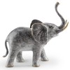 SPI Home Bellowing Elephant Brass Sculpture Wildlife Accent for Safari-Inspired Decor, 8" Tall - 4 of 4