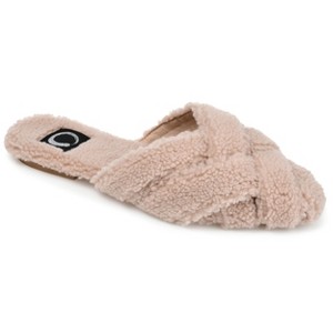 Journee Collection Women's Faux Fur Sereena Slipper - 1 of 4