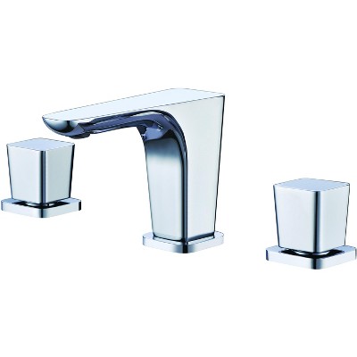 ALFI  AB1782-PC Polished Chrome Widespread Modern Bathroom Faucet