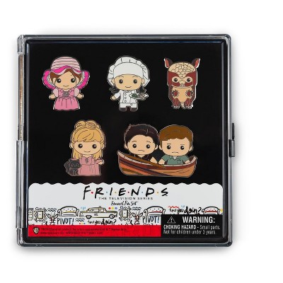 Friends Exclusive Chibi Characters 5-Piece Enamel Pin Set