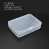 Unique Bargains Rectangular Storage Container with Hinged Lid for Beads Craft 8 Pcs - 4 of 4