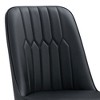 Sapphtopaz Modern Dining Chairs PU Upholstered Living Room Chairs with Metal Legs Mid-Back Chair for Kitchen, Dining Room - 2 of 4