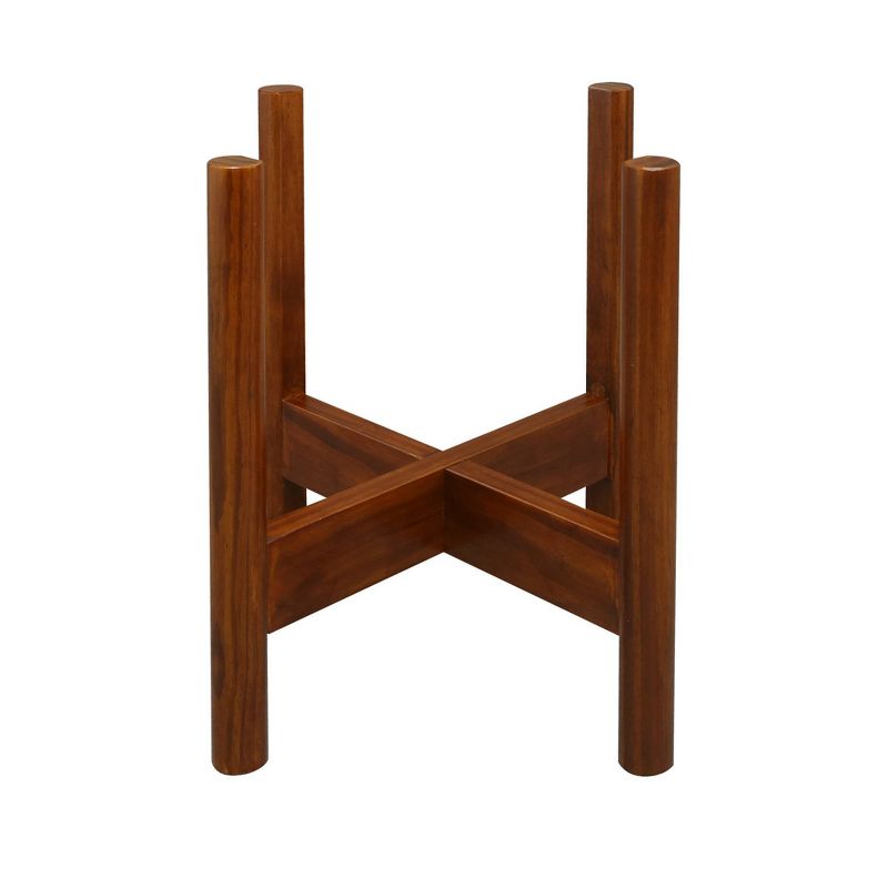 Wooden Plant Stand Antique Mahogany - Flora Home, 3 of 17
