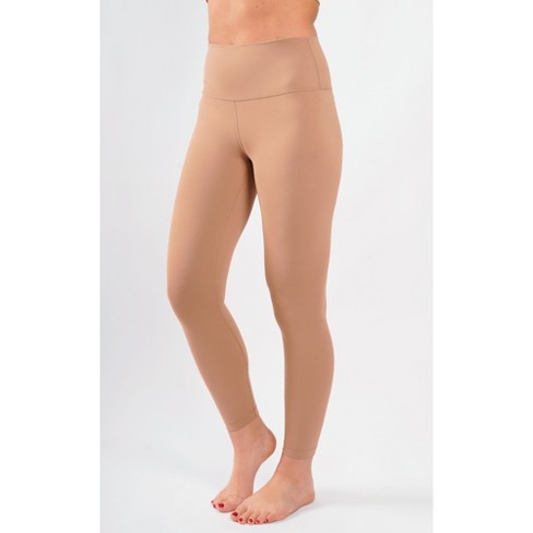 Yogalicious Womens Lux Ballerina Ruched Ankle Legging - Antler - X Small :  Target