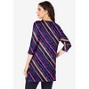 Roaman's Women's Plus Size Boatneck Ultimate Tunic With Side Slits - 3 of 4