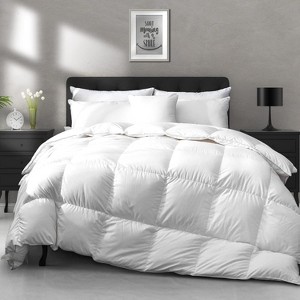 APSMILE Down Feather Fibers Comforter Ultra Soft High Fill Power Hotel Collection Duvet Insert - 1 of 4