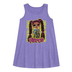 - LOL Surprise! - Fierce Graffiti Graphic Sleeveless Aline Dress - 1 of 3