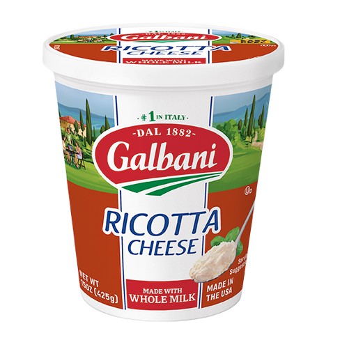 Galbani Whole Milk Ricotta Cheese - 15oz : Target