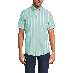 Lands' End Men's Short Sleeve No Iron Twill Shirt - 1 of 3